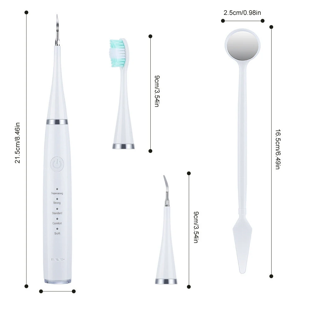 (image for) IPX6 Professional Ultrasonic Electric Teeth Cleaner Household Remove Calculus Oral Care Teeth Scaling Dental Instrument